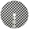 52" General Store Collection Black & White Plaid Tree Skirt
